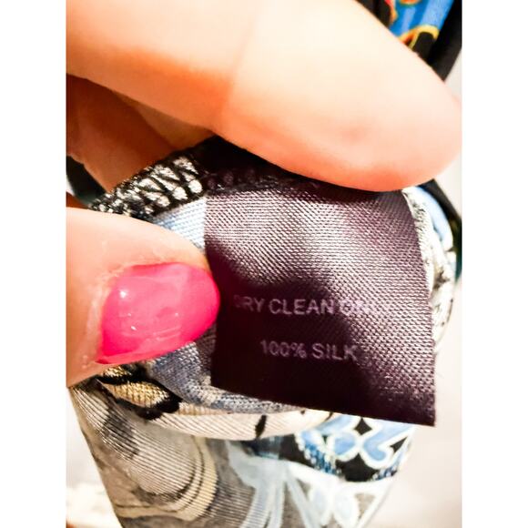 Hale Bob Silk Dress Size Small - Picture 4 of 6